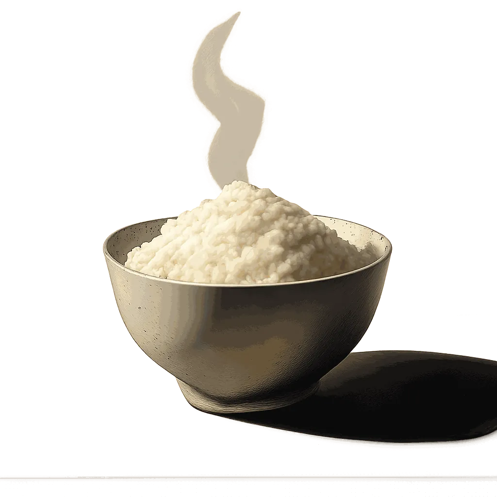 Steamed rice